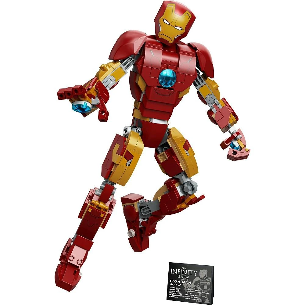 商品LEGO|Marvel Iron Man Figure Building Kit, Realistic Model for Play and Display, 381 Pieces,价格¥305,第2张图片详细描述