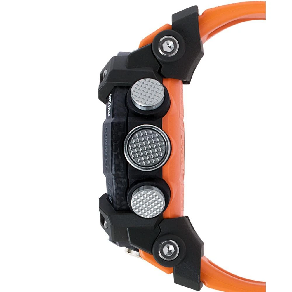 商品G-Shock|Men's Analog-Digital Connected Mudmaster Orange & Black Resin Strap Watch 53.1mm腕表,价格¥2907,第3张图片详细描述