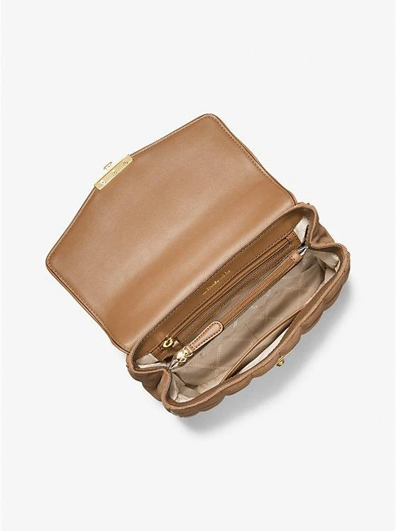 商品Michael Kors|SoHo Large Quilted Suede Shoulder Bag,价格¥851,第2张图片详细描述
