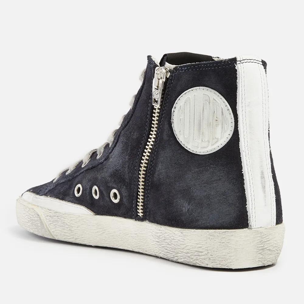 Golden Goose Francy Distressed Suede High-Top Trainers商品第4张图片规格展示