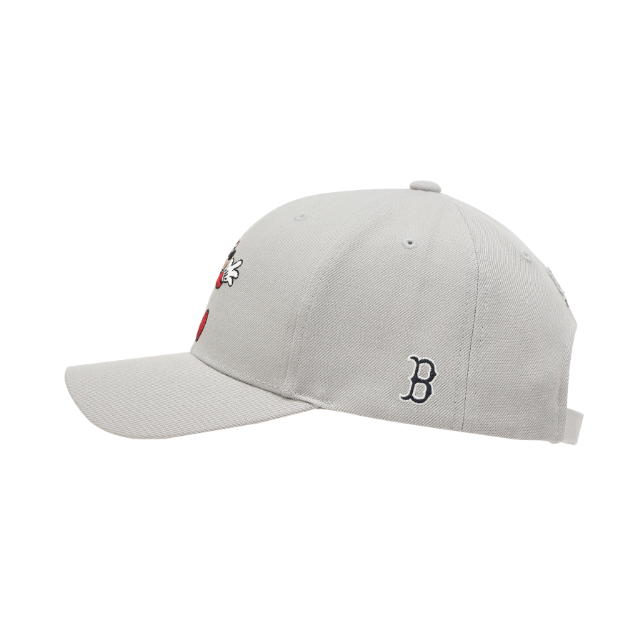 【享贝家】MLB 迪士尼米奇联名侧边logo 棒球帽 灰色32CPKA011-43M-FREE商品第2张图片规格展示