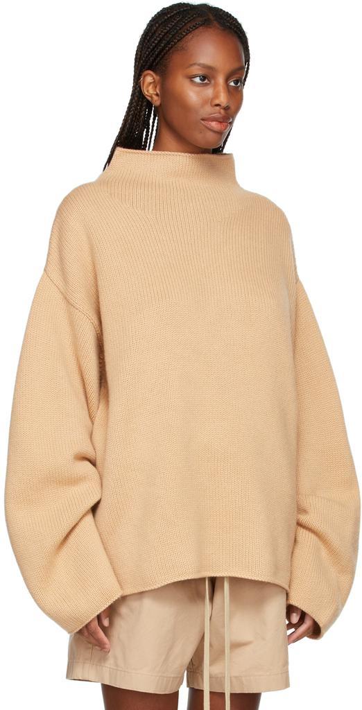 商品Fear of god|Brown Cashmere Turtleneck,价格¥10964,第4张图片详细描述