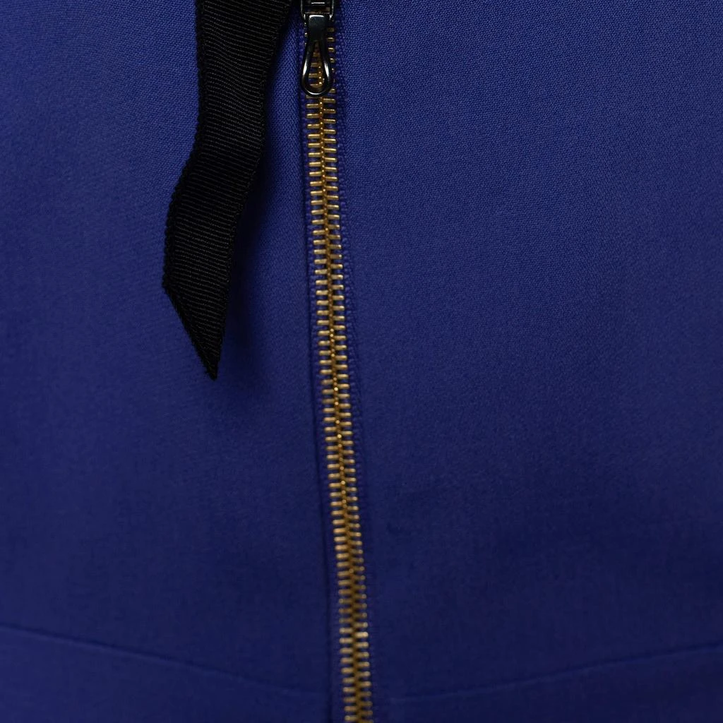 商品[二手商品] ROLAND MOURET|Roland Mouret Blue Cady Sheath Dress L,价格¥1215,第3张图片详细描述