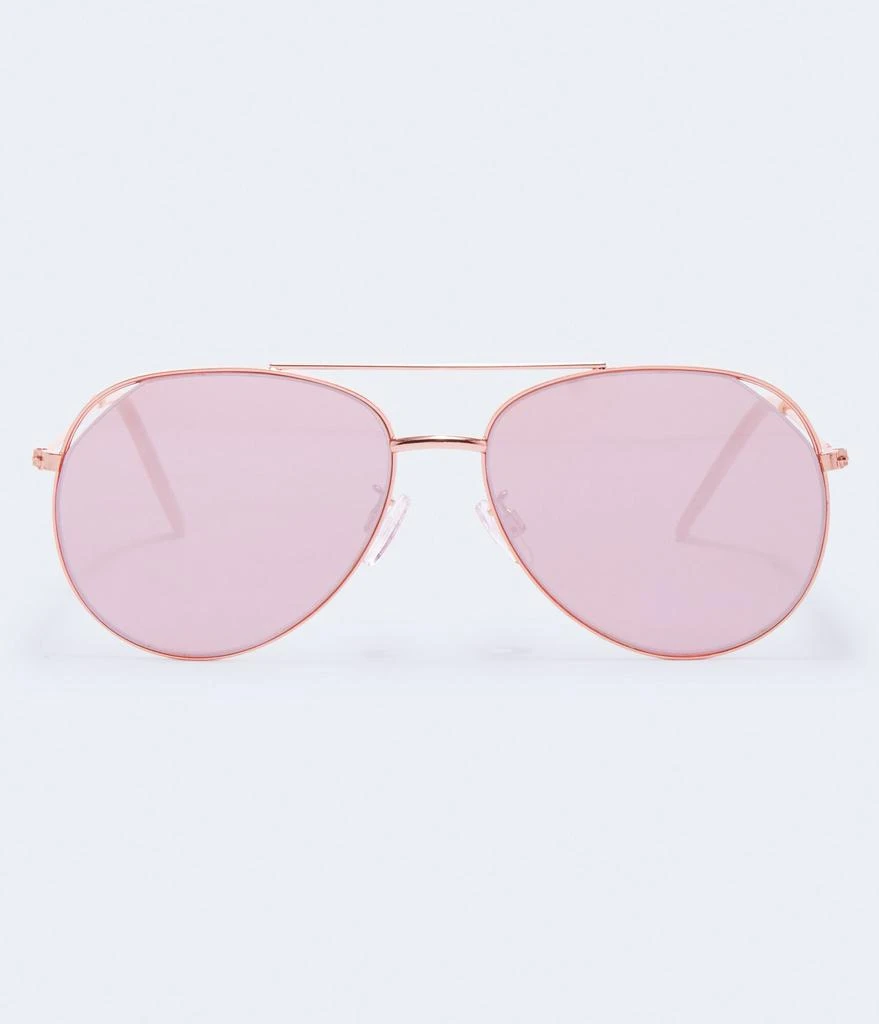 商品Aeropostale|Aeropostale Women's Aviator Cutout Sunglasses,价格¥40,第1张图片