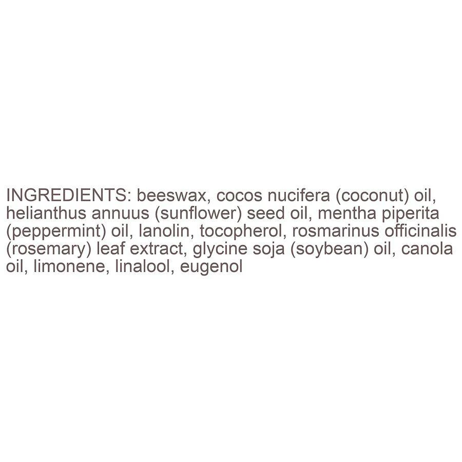 商品Burt's Bees|100% Natural Origin Moisturizing Lip Balm with Vitamin E & Peppermint Oil, Beeswax,价格¥34,第4张图片详细描述
