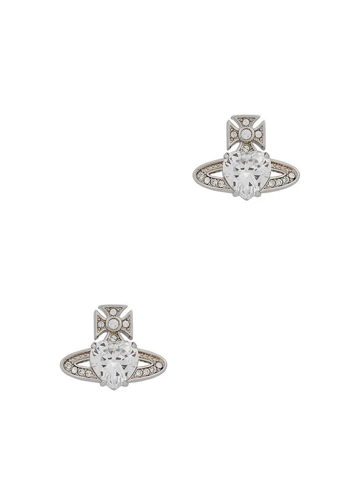 商品Vivienne Westwood|Ariella orb silver-tone stud earrings,价格¥1136,第1张图片