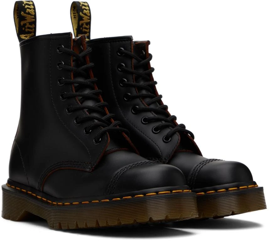 商品Dr. Martens|Black 1460 Toe Cap Bex Boots,价格¥1347,第4张图片详细描述