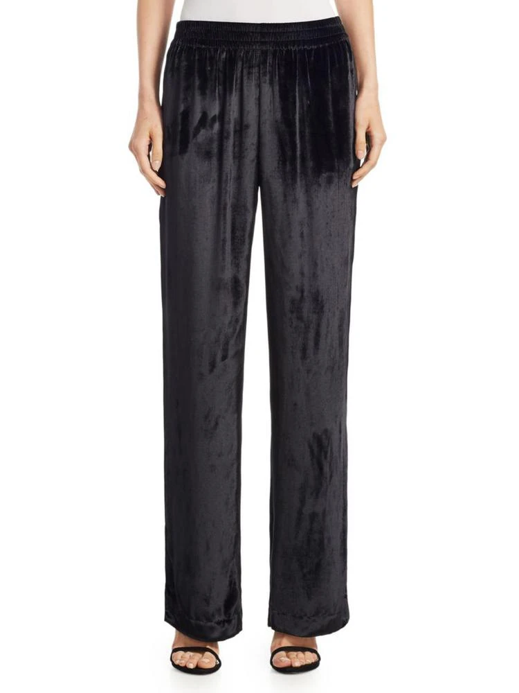 商品J Brand|Ardon Velvet Palazzo Pants,价格¥1032,第1张图片