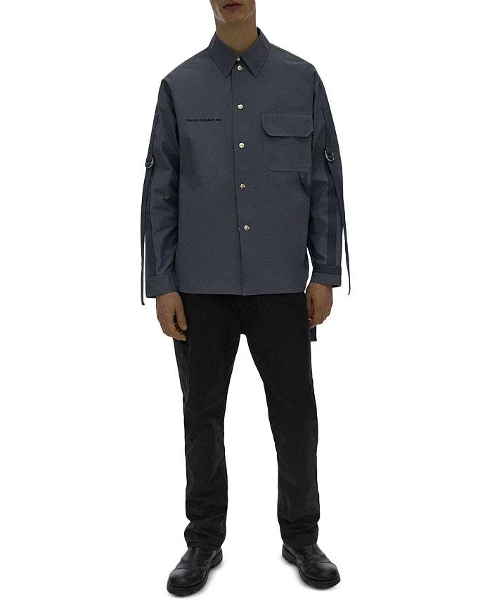 商品Helmut Lang|Nylon & Cotton Taped Button Down Shirt ,价格¥2005,第2张图片详细描述