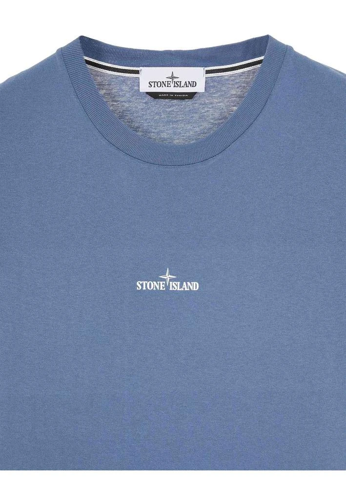 商品Stone Island|Stone Island Logo Printed Crewneck T-Shirt,价格¥1412,第3张图片详细描述