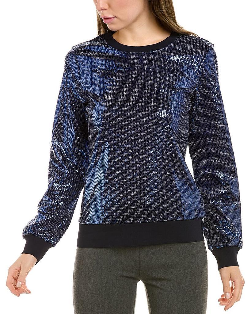 商品Tahari|Elie Tahari Sequin Pullover,价格¥592,第1张图片