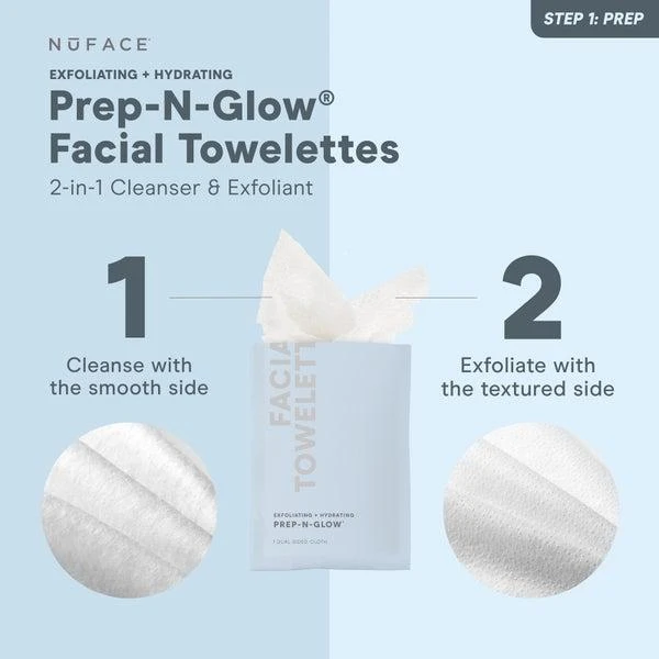 NuFACE Prep-N-Glow Facial Towelette (20 Pack) 商品