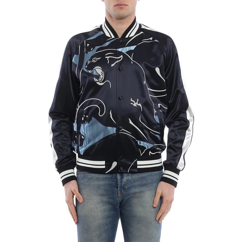 VALENTINO 男士深蓝色印花外套 NV3CI0A9-4BK-S02 商品