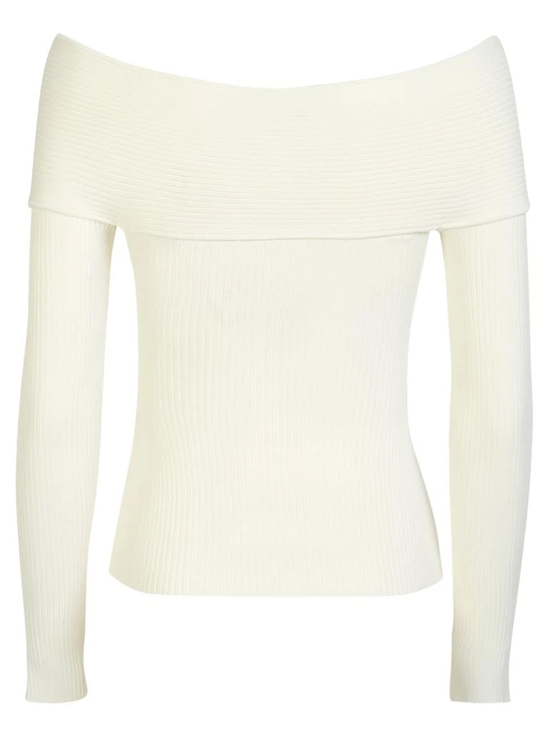 商品Self Portrait|SELF-PORTRAIT SELF PORTRAIT TOP WITH CROSSOVER NECKLINE AND CUT-OUT DETAIL,价格¥1955,第2张图片详细描述