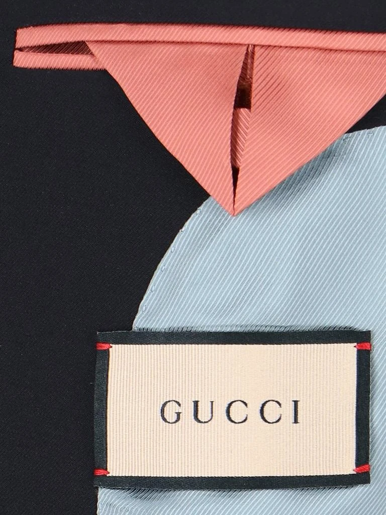 商品Gucci|Gucci Pipe-Trim Detail Single-Breasted Blazer,价格¥12227,第5张图片详细描述