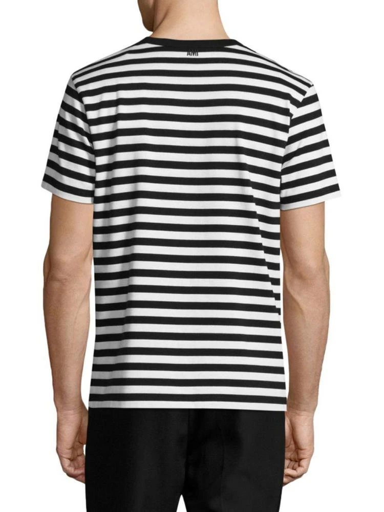 商品AMI|Ami Cotton Striped Tee,价格¥501,第2张图片详细描述