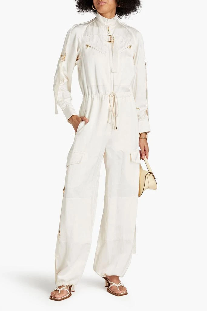 商品Zimmermann|Satin wide-leg jumpsuit,价格¥4192,第2张图片详细描述