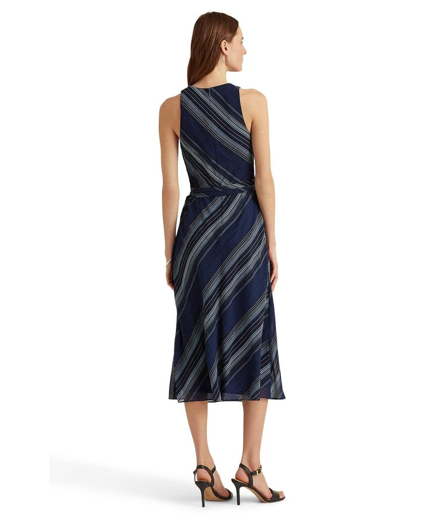 商品Ralph Lauren|Striped Crinkle Georgette Halter Dress,价格¥1248,第2张图片详细描述