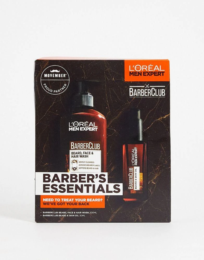 商品L'Oreal Paris|L'Oreal Paris Men Expert Barber's Essentials Beard Grooming Duo Set for him,价格¥178,第1张图片