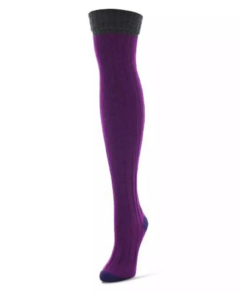 商品Memoi|Women's Mixed Color Over The Knee Socks,价格¥135,第1张图片详细描述