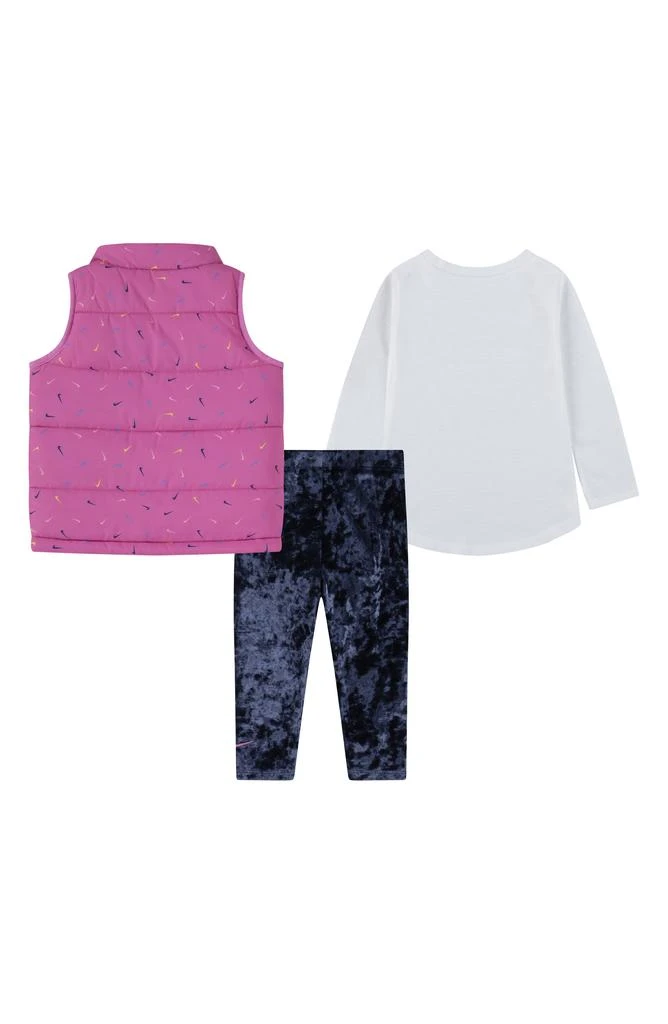 商品NIKE|Swoosh Vest, Long Sleeve T-Shirt & Leggings Set,价格¥210,第2张图片详细描述