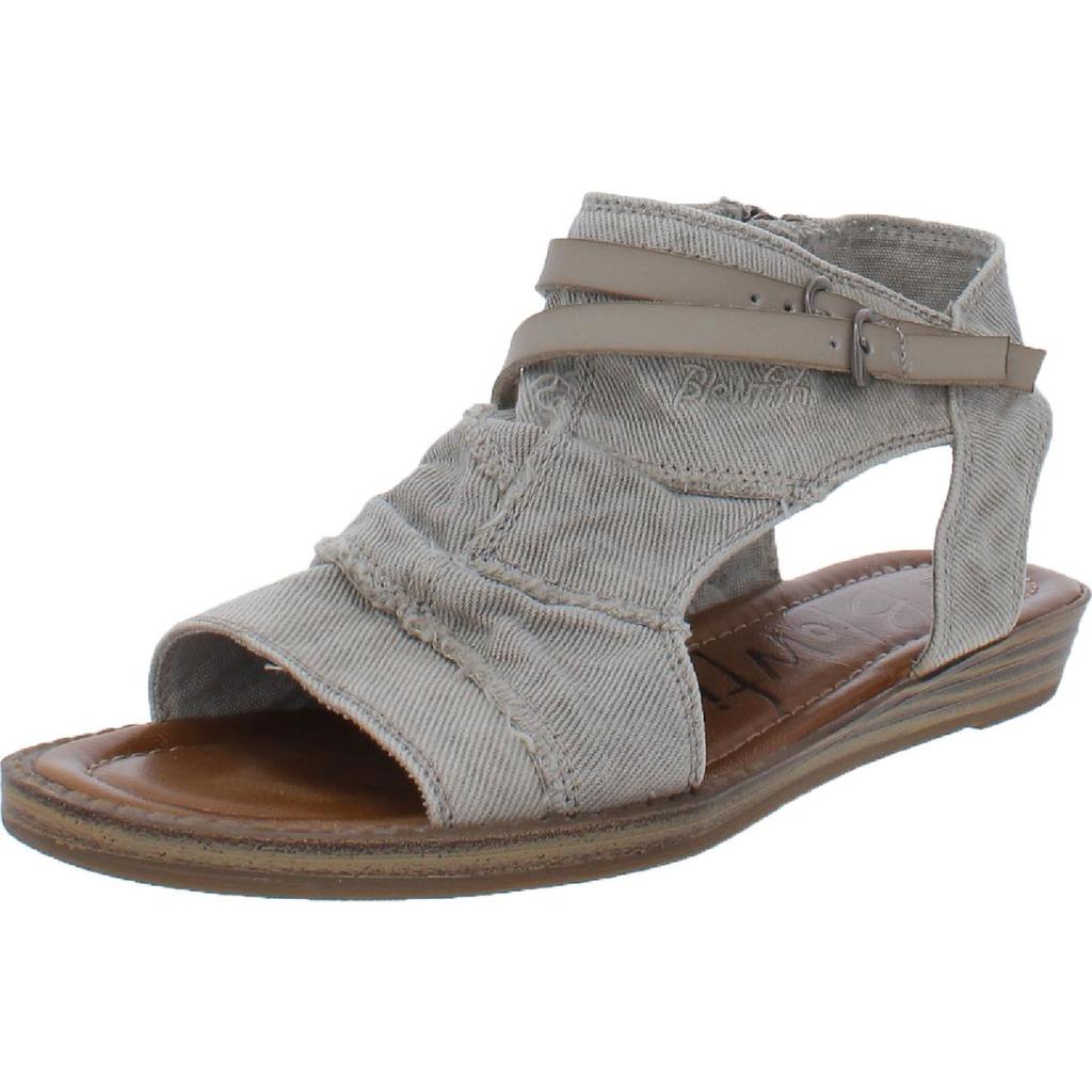 Blowfish Womens Beauty Canvas Zipper Sandals Shoes商品第1张图片规格展示