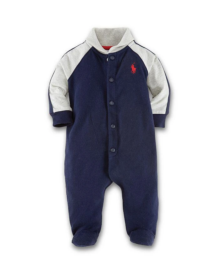 商品Ralph Lauren|Boys' Jersey Rugby Coverall - Baby,价格¥221,第1张图片