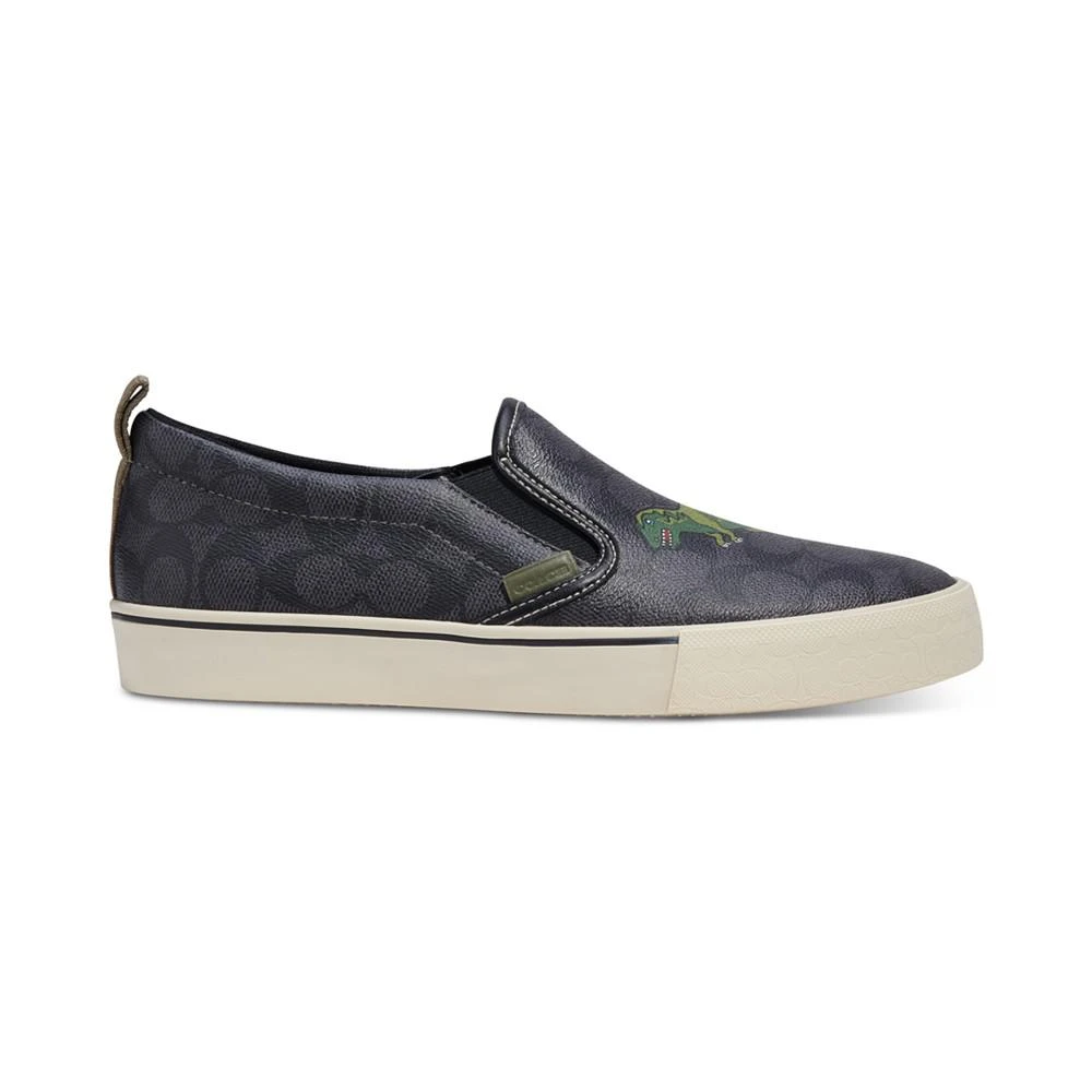 商品Coach|Men's Signature Rexy Slip-On Skate Sneakers,价格¥586,第2张图片详细描述