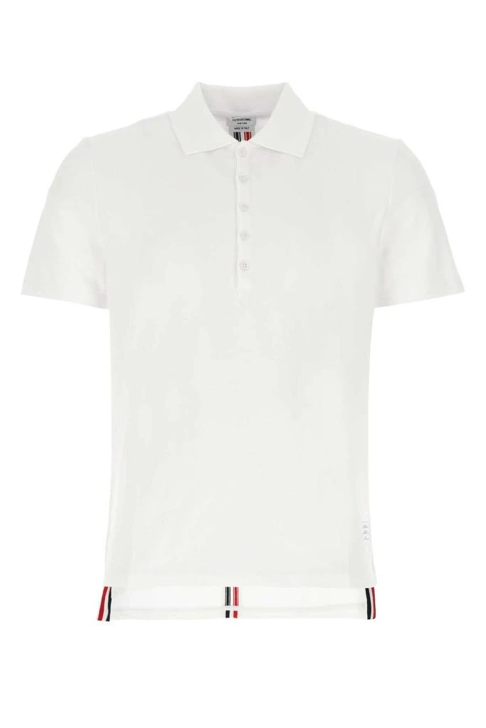 商品Thom Browne|Thom Browne RWB Stripe Polo Shirt,价格¥2411-¥3415,第1张图片