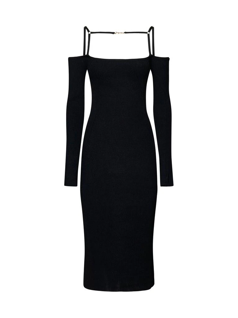商品Jacquemus|Jacquemus Sierra Off-Shoulder Long-Sleeved Dress,价格¥2123-¥3585,第1张图片