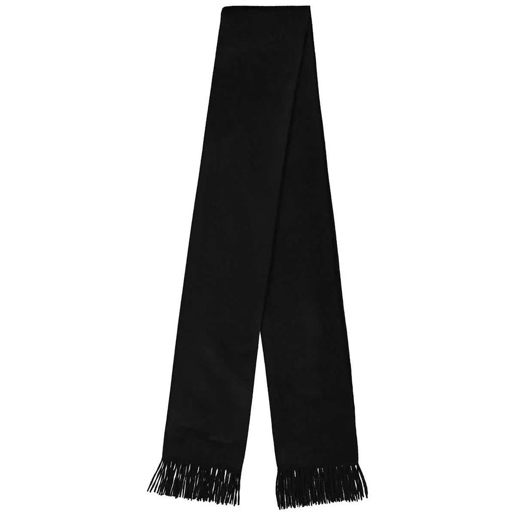 商品Max Mara|Max Mara Tartan Camel Scarf In Black,价格¥1324,第1张图片