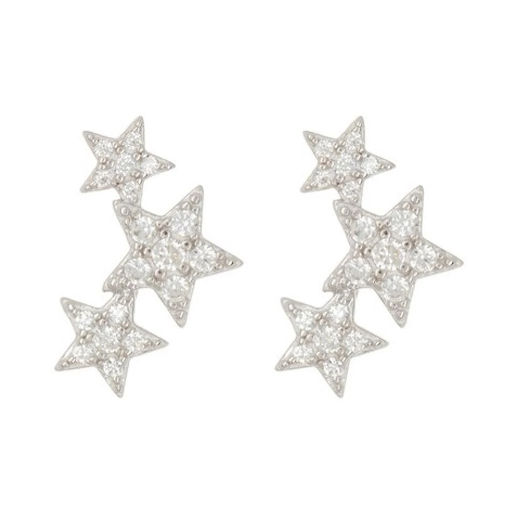 商品ADORNIA|Crystal Starburst Studs silver,价格¥139,第1张图片