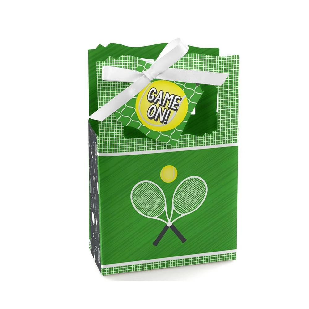 商品Big Dot of Happiness|You Got Served - Tennis - Baby Shower or Tennis Ball Birthday Party Favor Boxes - Set of 12,价格¥157,第1张图片
