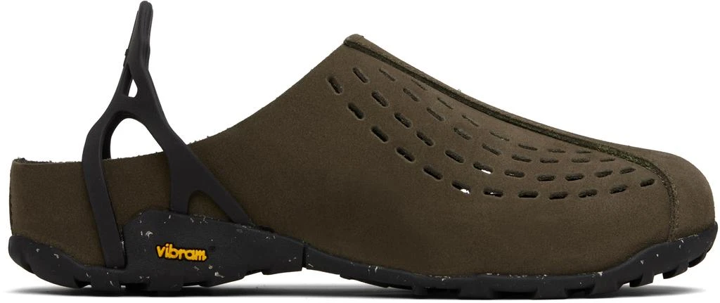 商品ROA|Khaki Fedaia Mules,价格¥957,第1张图片详细描述
