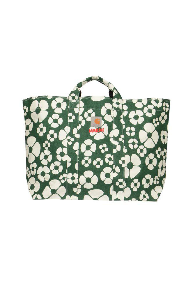 Marni X Carhartt Floral Printed Tote Bag商品第1张图片规格展示