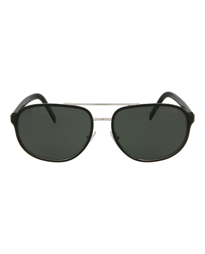 Prada Aviator-Style Metal Sunglasses商品第1张图片规格展示