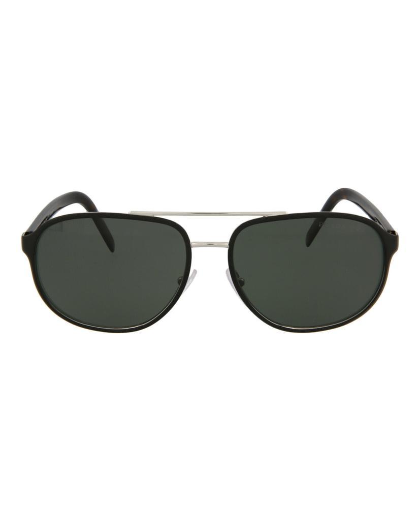 商品Prada|Prada Aviator-Style Metal Sunglasses,价格¥1055,第1张图片