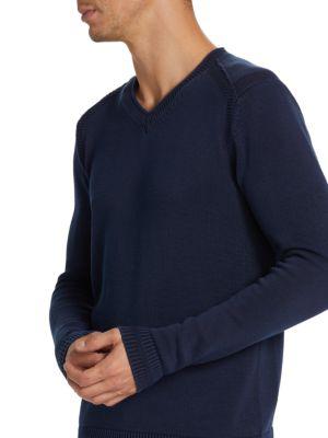Textured Rib V Neck Sweater商品第4张图片规格展示