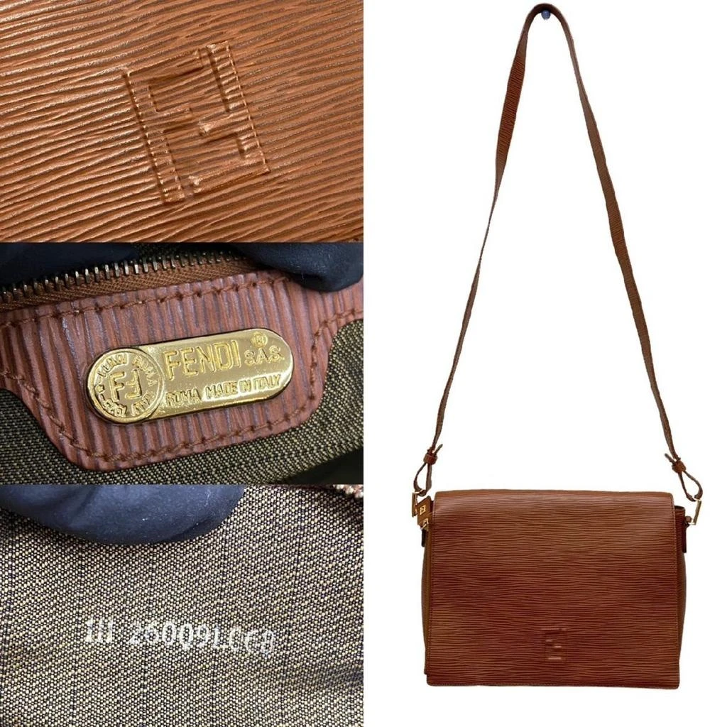 商品[二手商品] Fendi|Fendi  Leather Shoulder Bag (Pre-Owned),价格¥4323,第5张图片详细描述