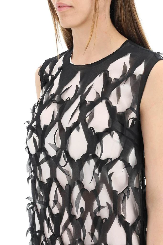 商品MAISON MARGIELA|DECORTIQUE' CHIFFON DRESS,价格¥4625,第5张图片详细描述