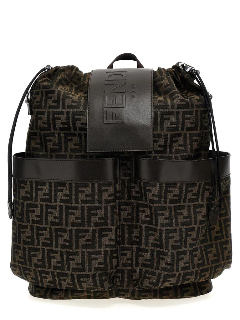 商品Fendi|Fendi Strike Large Backpacks & Travel Brown,价格¥11800,第1张图片