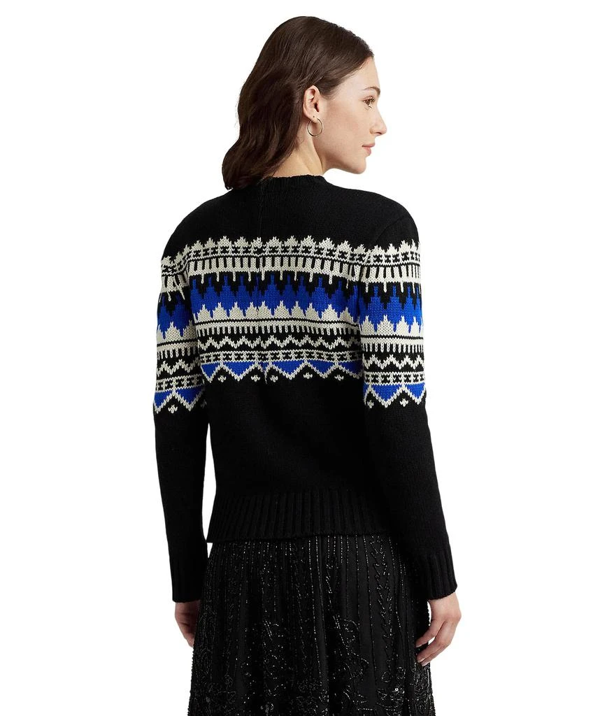 商品Ralph Lauren|Petite Fair Isle Wool-Blend Crewneck Sweater,价格¥1346,第2张图片详细描述