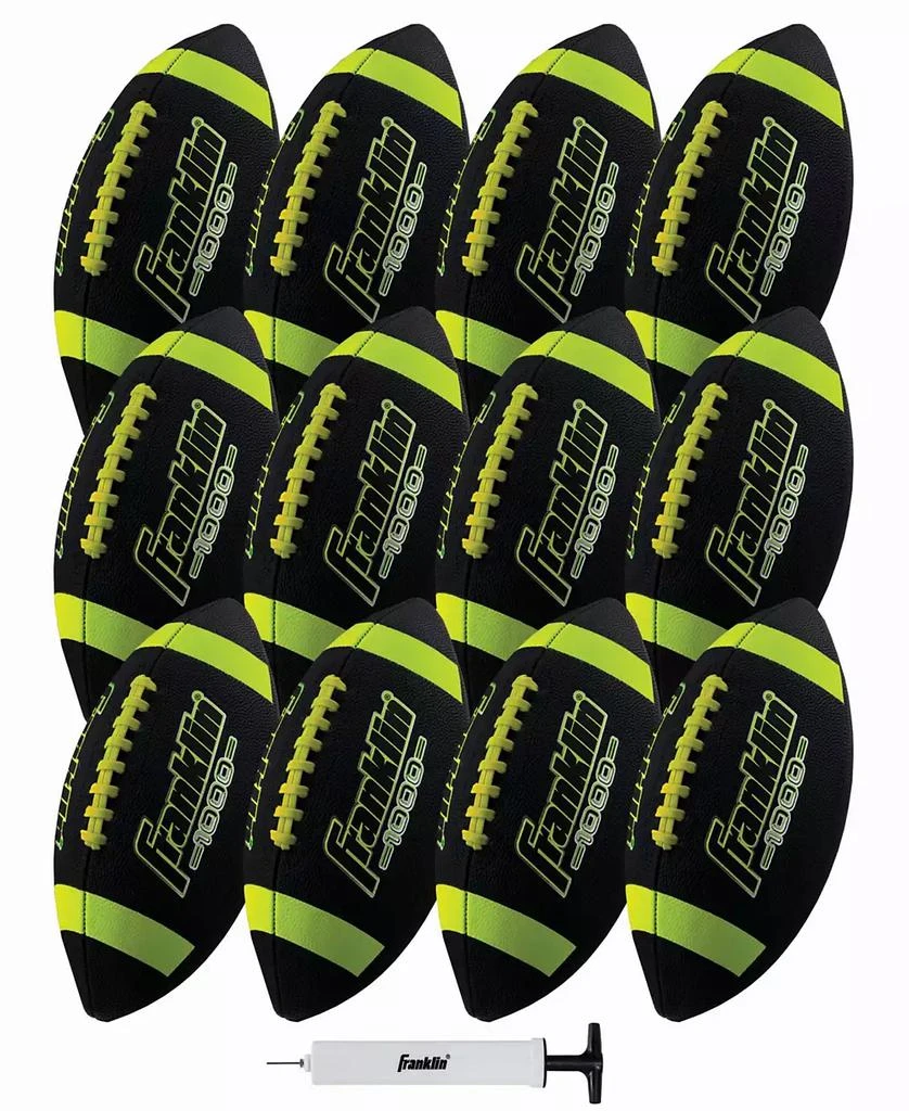 商品Franklin|Junior Rubber Football Set - 12 Pack - Inflation Pump Included,价格¥1048,第1张图片