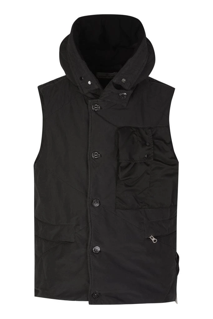 商品Stone Island|HOODED GILET,价格¥4866,第1张图片