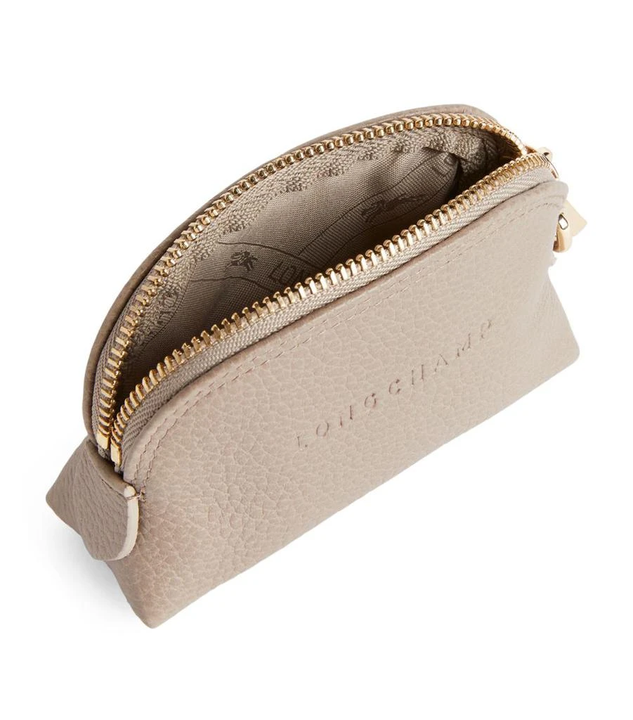商品Longchamp|Leather Le Foulonné Coin Purse,价格¥756,第2张图片详细描述