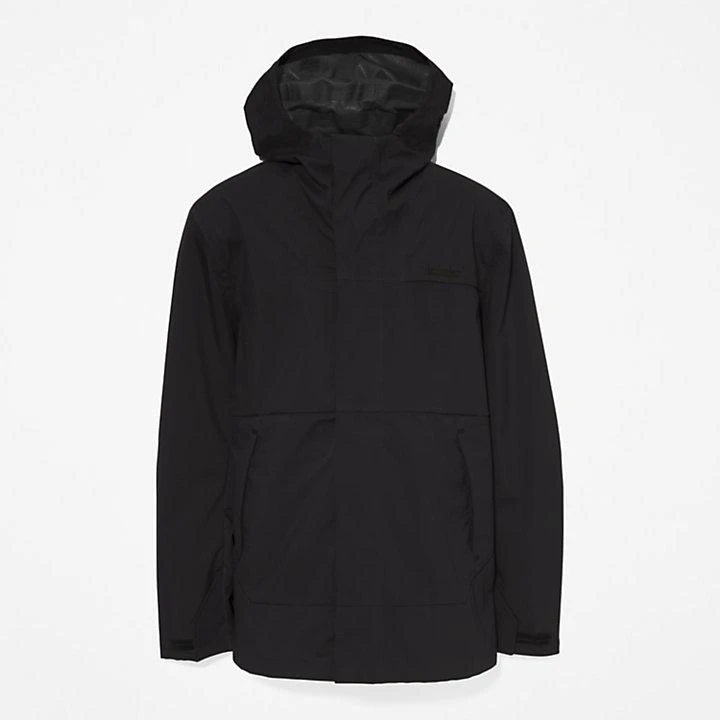 Water-Repellent Hooded Jacket for Men in Black 商品