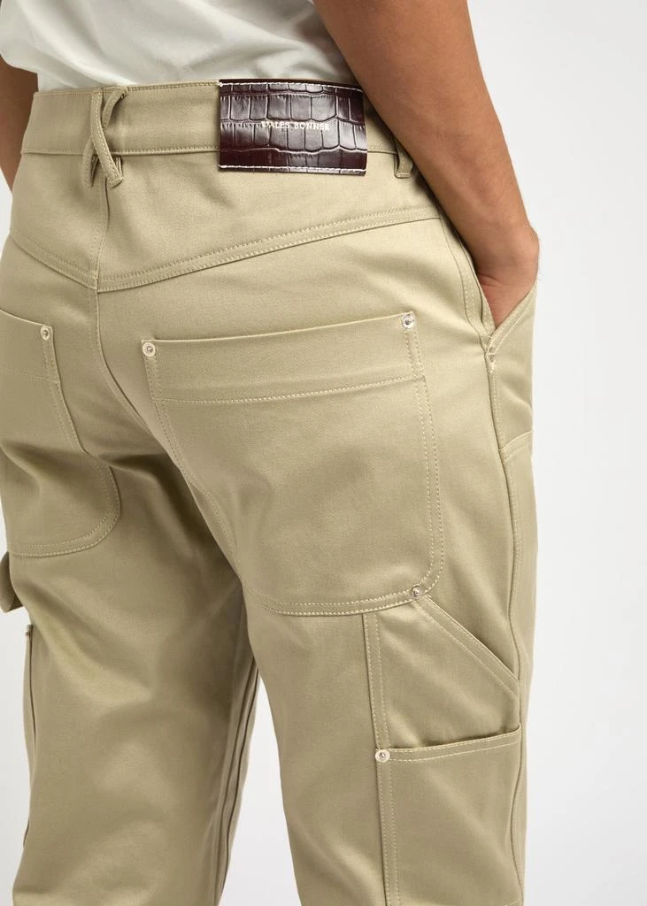 商品WALES BONNER|Kingston cotton cargo trousers,价格¥6266,第5张图片详细描述