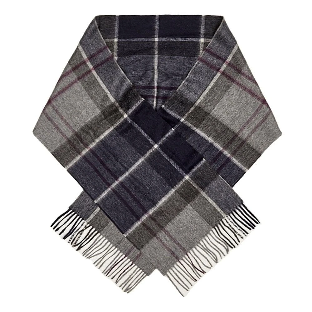 商品Barbour|Barbour Carrbridge Tartan Scarf - Black,价格¥283,第1张图片