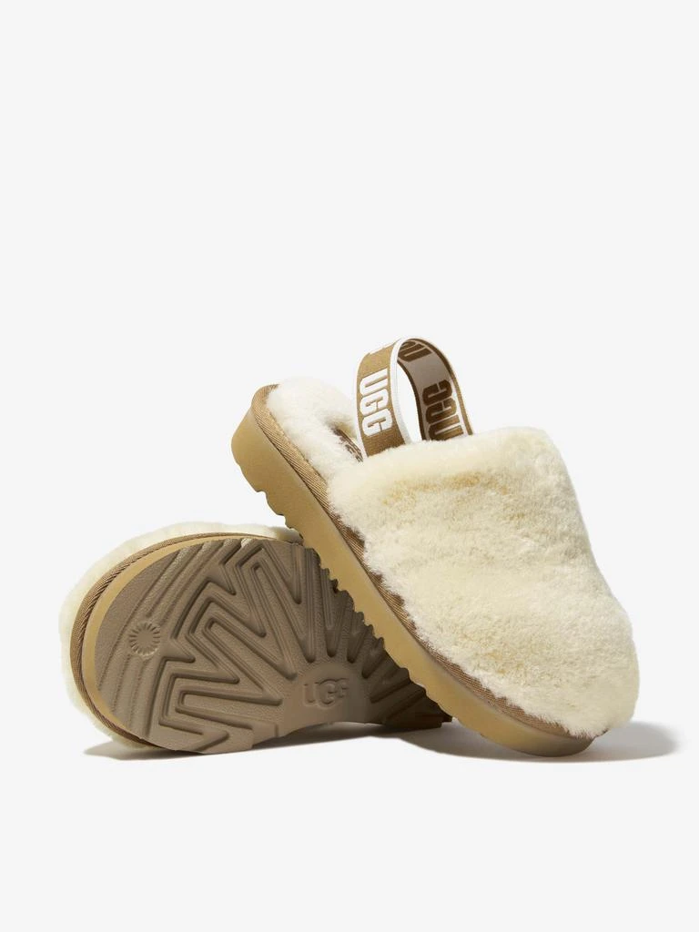 商品UGG|Ugg Cream, Black, Ivory Unisex Sheepskin Fluff Yeah Clogs,价格¥419,第4张图片详细描述