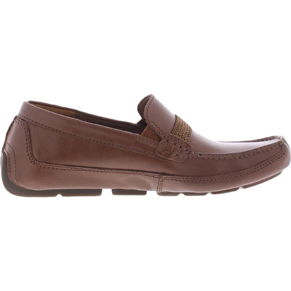 商品Clarks|Clarks Mens Markman Brace Leather Comfort Loafers,价格¥301,第5张图片详细描述